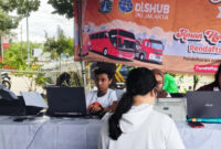 Calon penumpang mudik gratis sedang verifikasi