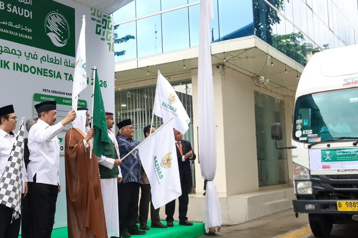KSrelief dan BAZNAS Salurkan 7.000 Paket Pangan Ramadan di Empat Provinsi
