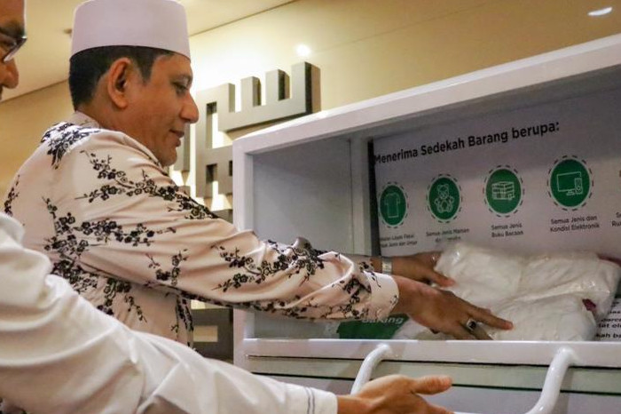 Kolaborasi BAZNAS RI dan DKM Burj Al-Bakrie Permudah Masyarakat Bersedekah Barang (Dok. BAZNAS RI/Humas)