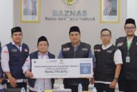 LAZIS Al-Hamidiyah Salurkan Infak Kemanusiaan Palestina Tahap 2 via BAZNAS RI Senilai Rp42,7 Juta