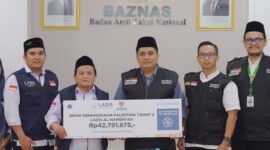 LAZIS Al-Hamidiyah Salurkan Infak Kemanusiaan Palestina Tahap 2 via BAZNAS RI Senilai Rp42,7 Juta