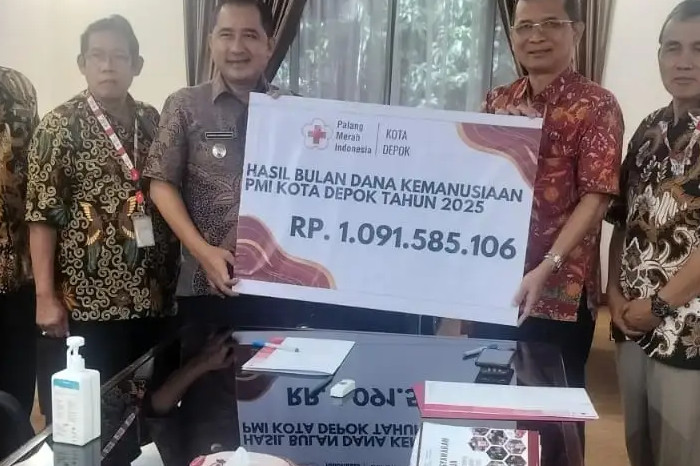 Penutupan Bulan Dana PMI Depok 2025, Terkumpul Rp1,09 Miliar
