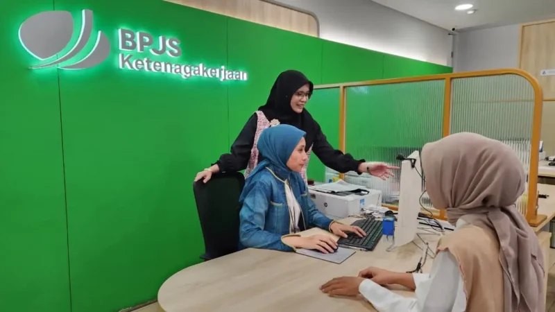 BPJS Ketenagakerjaan Cabang Depok. (Foto: Diskominfo Depok/ BPJS Ketenagakerjaan Kota Depok)