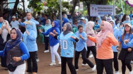 Zita Anjani Apresiasi Lansia 95 Tahun di Senam OK Gas