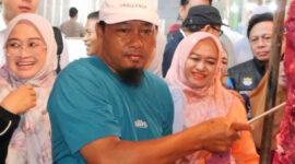 Zita Anjani Blusukan Pasar Sidomulyo, Cek Harga Sembako