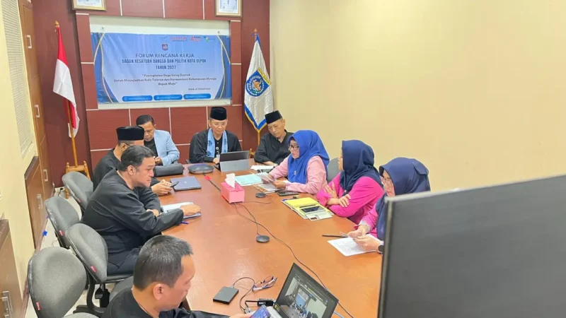 Renja Bakesbangpol Depok, Kamis (26/02/26). (Foto: Diskominfo Depok).