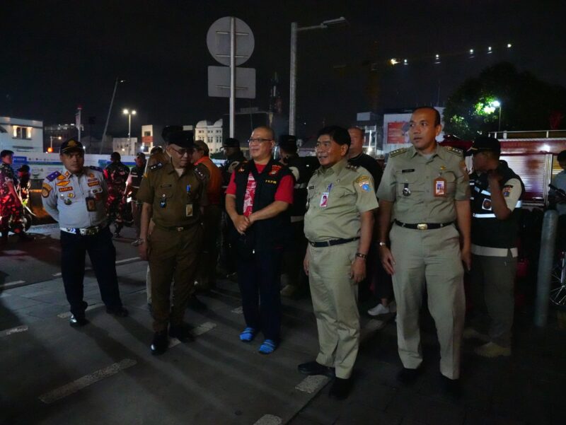 Forkopimko Jakarta Barat Tinjau Dua Titik Ramai Saat Malam Takbir