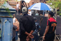 Babinsa, Dan Bhabinkamtibmas Amankan Hiburan  Orkes Melayu 51 Dalam Acara Halal Bi Halal Dan Temu Kangen Anak Rantau  