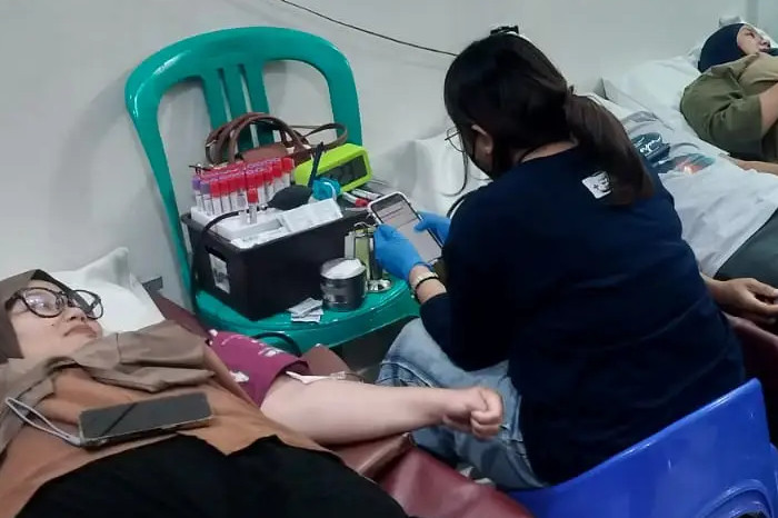 Donor Darah Tapos Depok Himpun 27 Kantong, PMI Apresiasi Inisiatif Warga