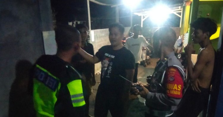 Polsek Mataram Bubarkan Keributan Pemuda Usai Laporan Call Center 110